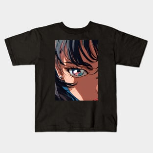 Anime Eyes - See Through - AI Kids T-Shirt